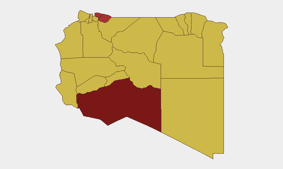 Libya sub-national risk map
