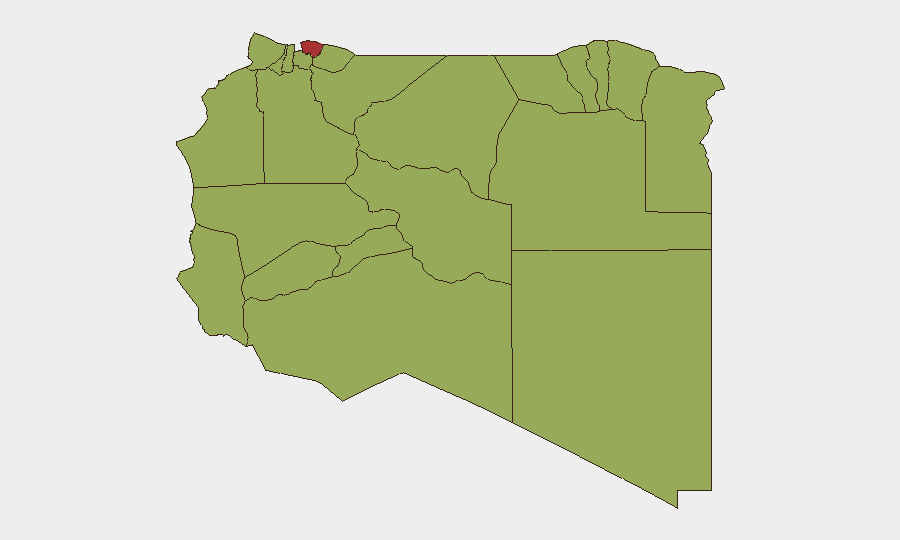 Libya sub-national risk map
