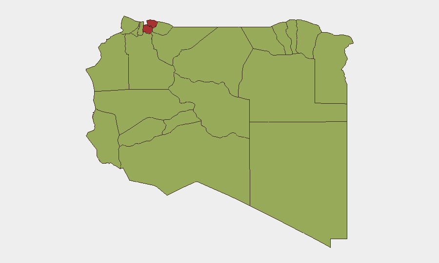 Libya sub-national risk map