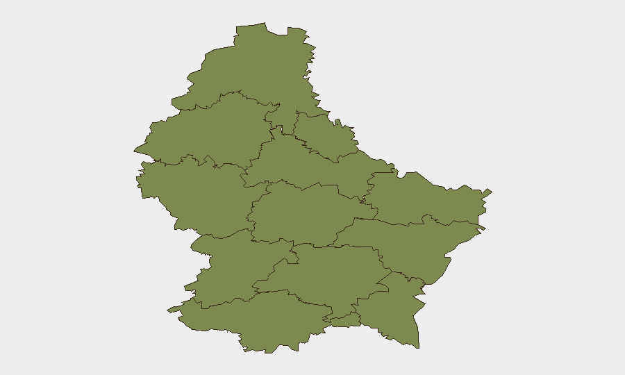 Luxembourg sub-national risk map