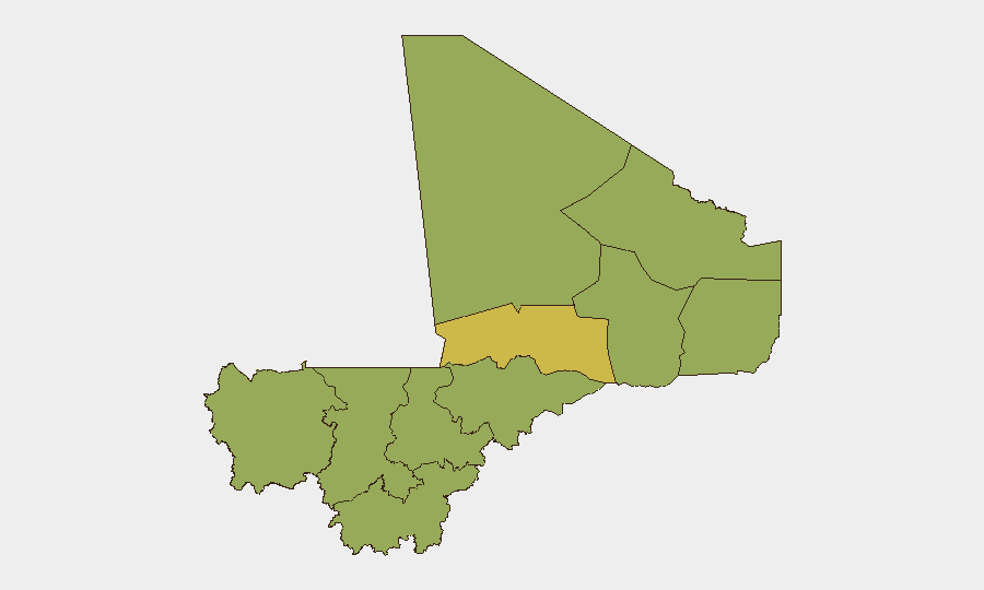 Mali sub-national risk map