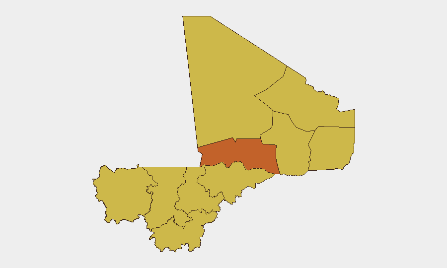 Mali sub-national risk map