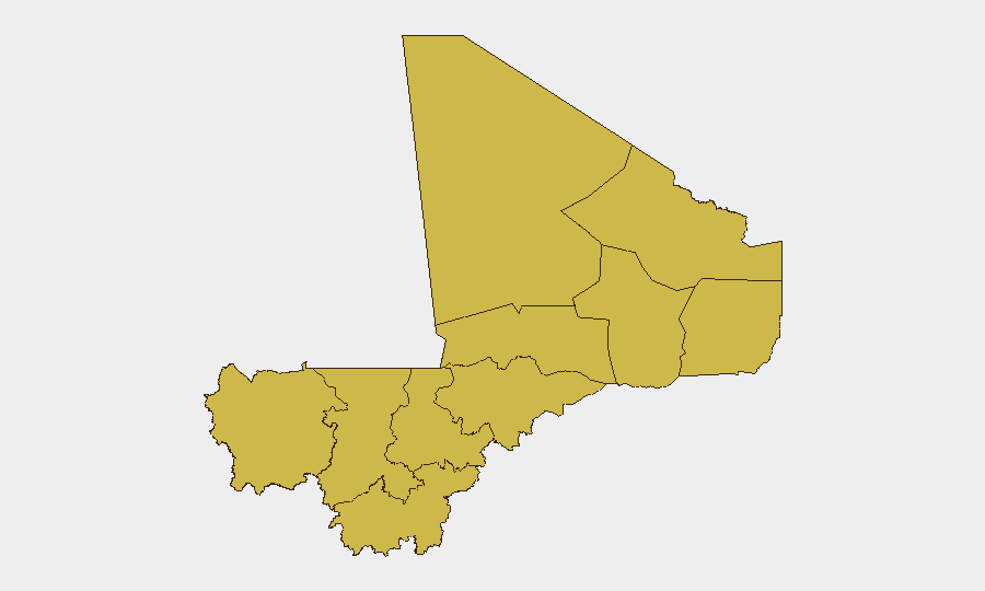 Mali sub-national risk map