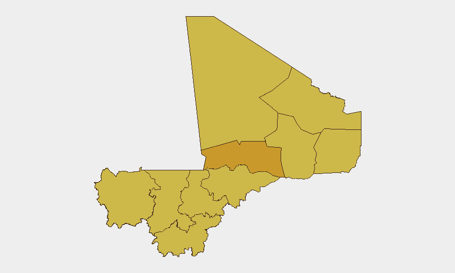 Mali sub-national risk map