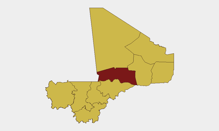 Mali sub-national risk map