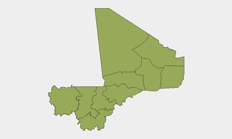 Mali sub-national risk map