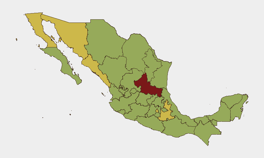 Mexico sub-national risk map