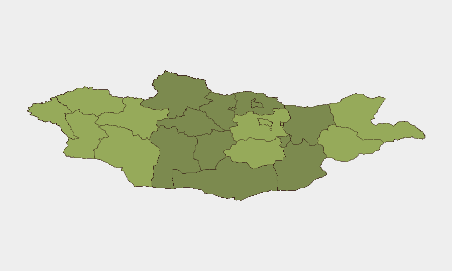 Mongolia sub-national risk map