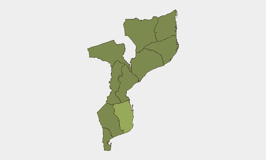 Mozambique sub-national risk map