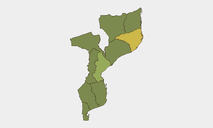 Mozambique sub-national risk map