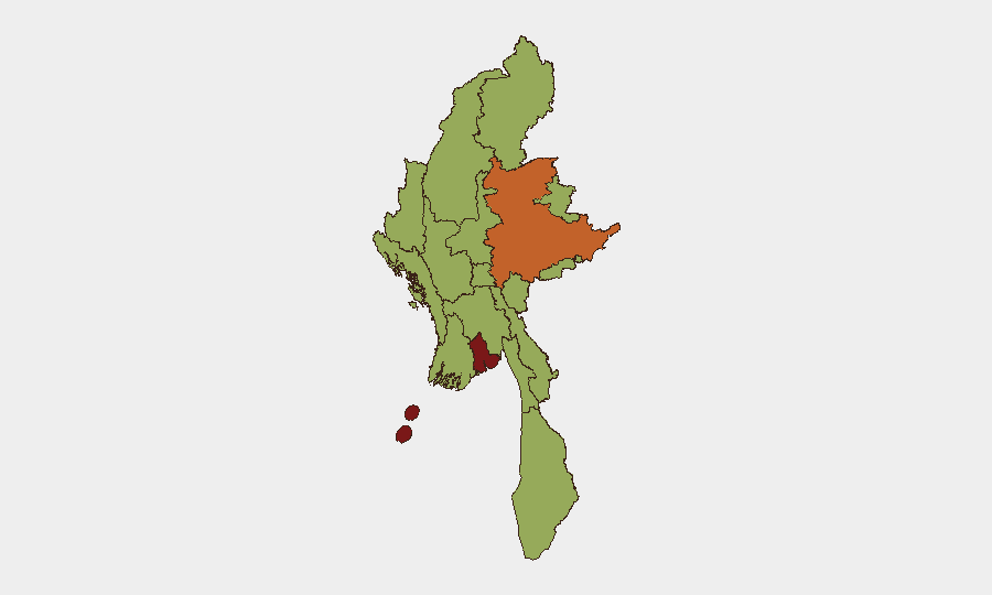 Myanmar sub-national risk map