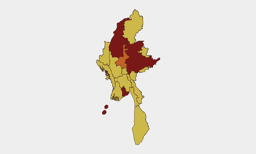 Myanmar sub-national risk map