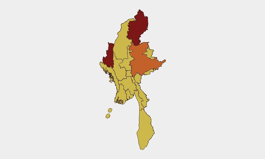 Myanmar sub-national risk map