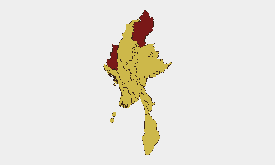 Myanmar sub-national risk map