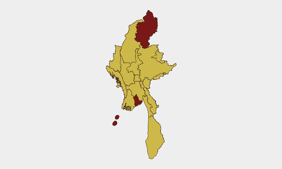 Myanmar sub-national risk map
