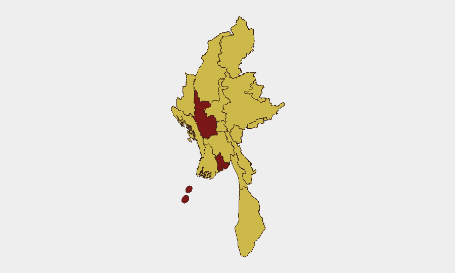 Myanmar sub-national risk map