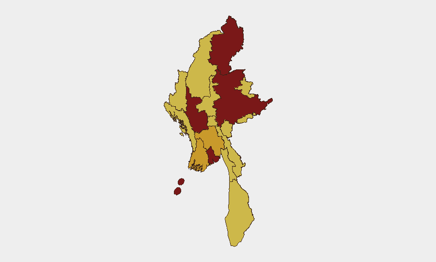 Myanmar sub-national risk map