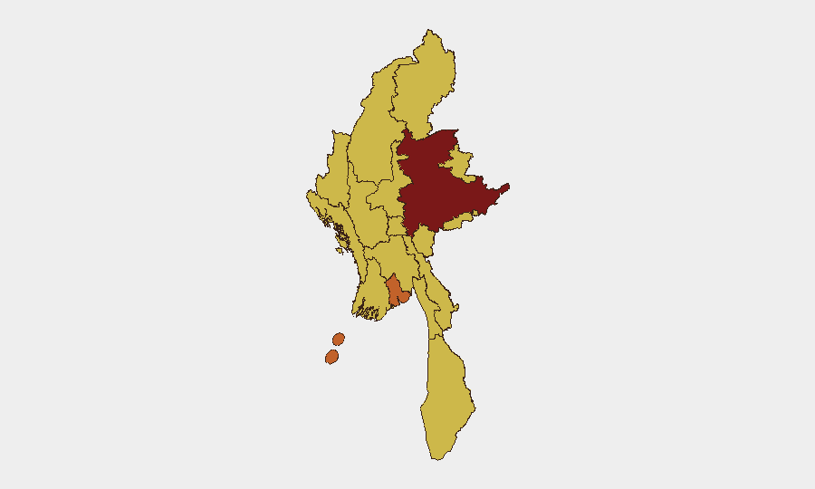Myanmar sub-national risk map