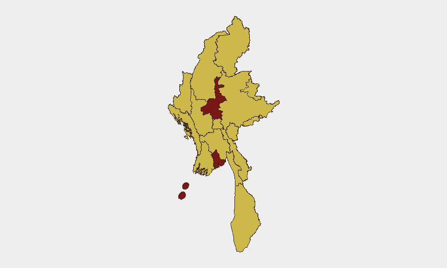 Myanmar sub-national risk map
