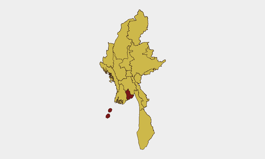 Myanmar sub-national risk map