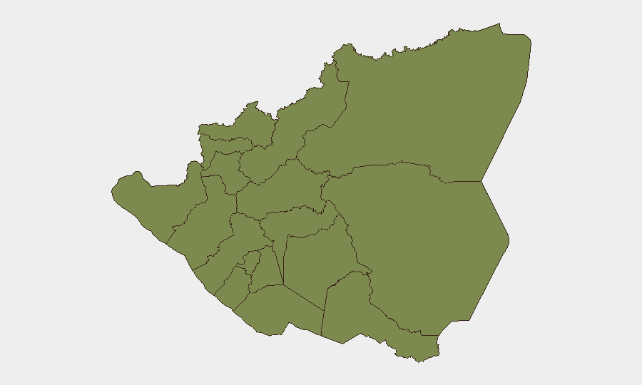 Nicaragua sub-national risk map