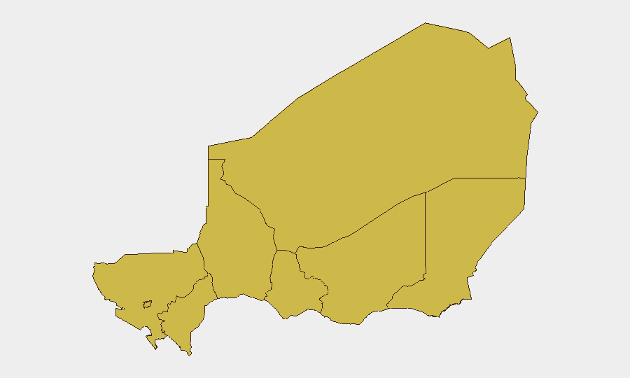 Niger sub-national risk map