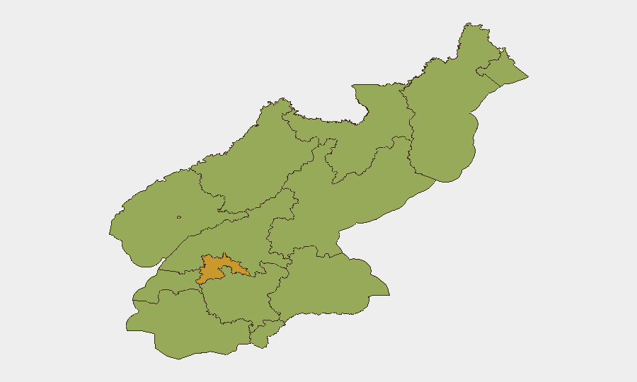 North Korea sub-national risk map