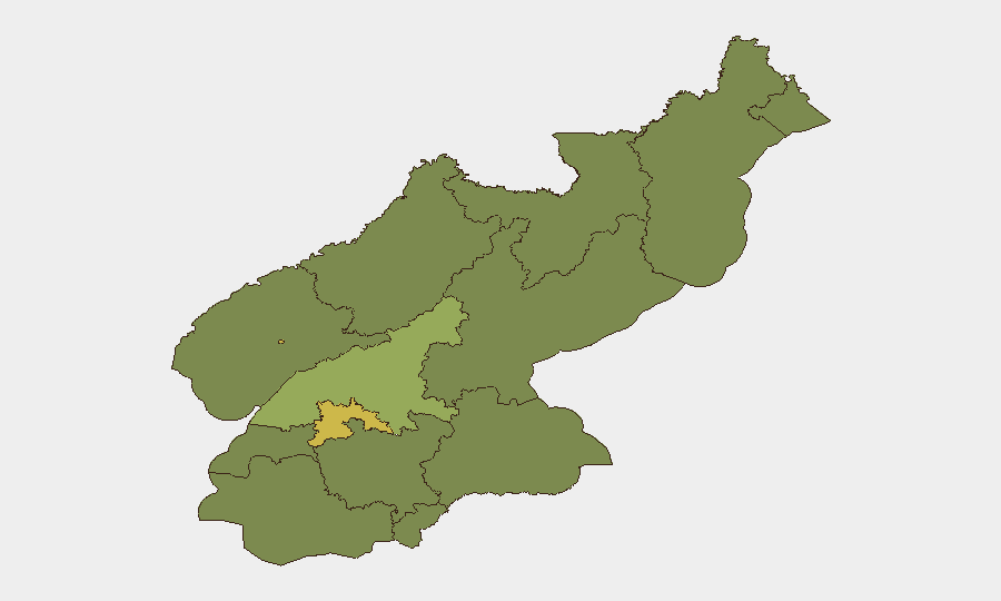 North Korea sub-national risk map
