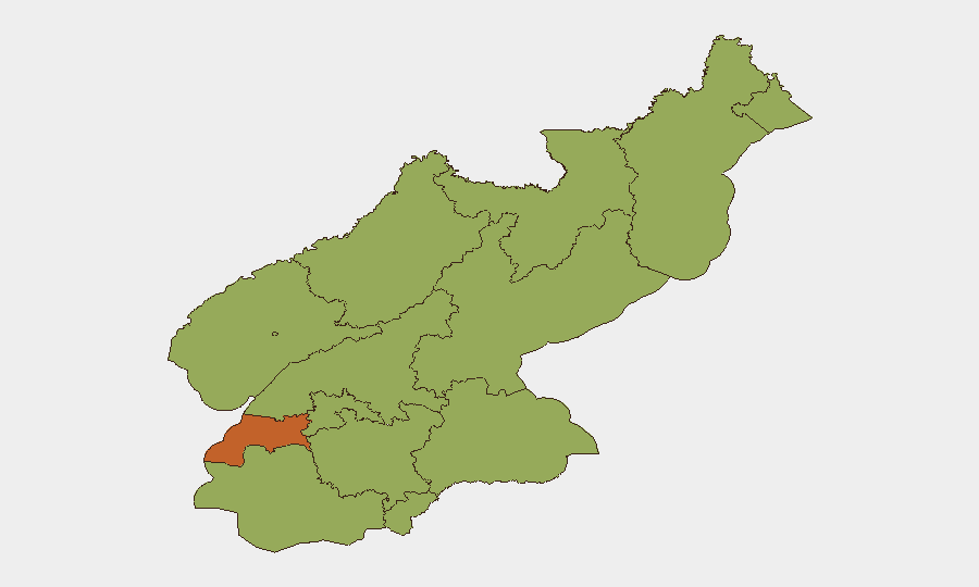 North Korea sub-national risk map