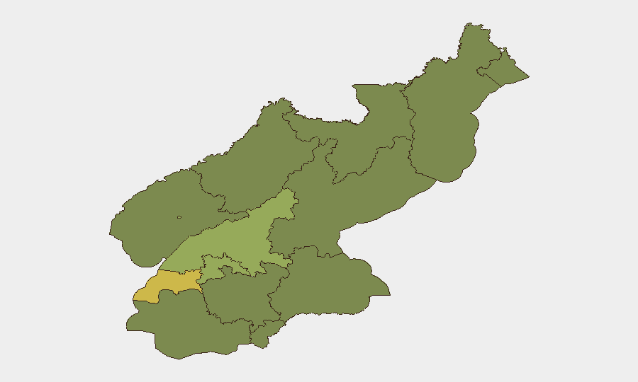 North Korea sub-national risk map