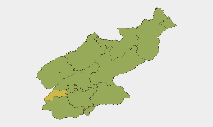 North Korea sub-national risk map