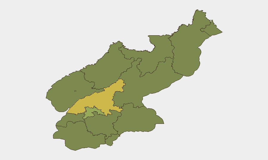 North Korea sub-national risk map