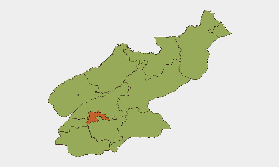 North Korea sub-national risk map