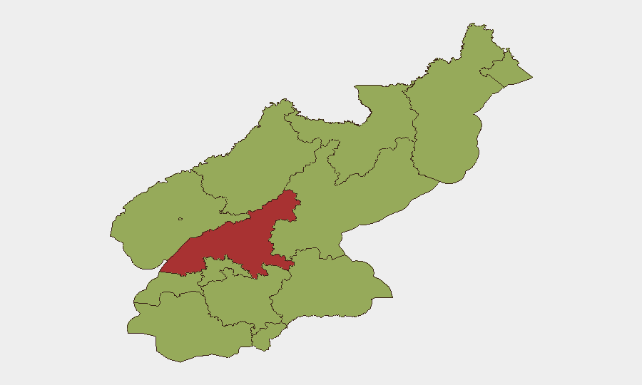 North Korea sub-national risk map