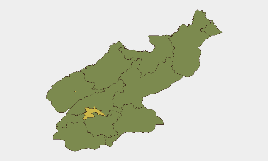 North Korea sub-national risk map