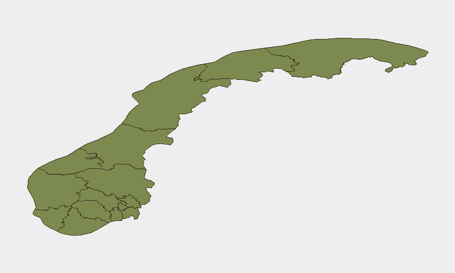 Norway sub-national risk map