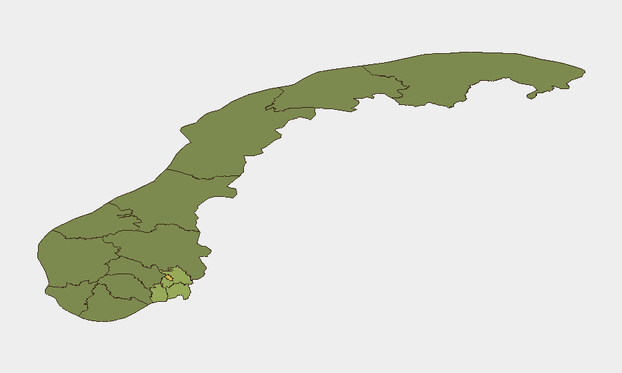 Norway sub-national risk map