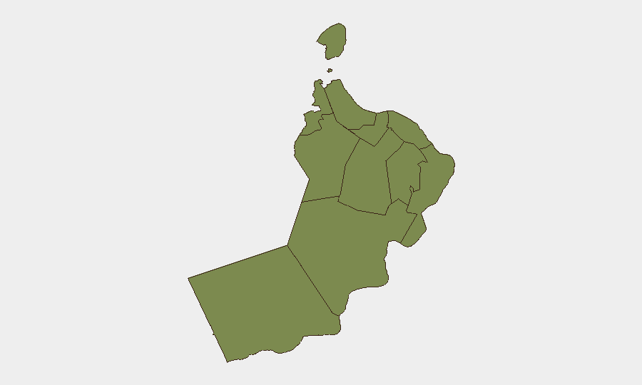 Oman sub-national risk map