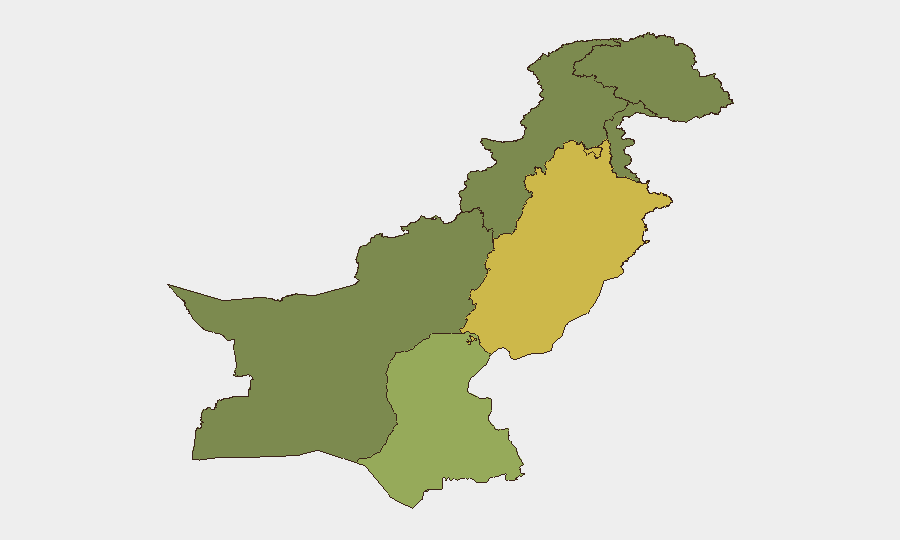 Pakistan sub-national risk map
