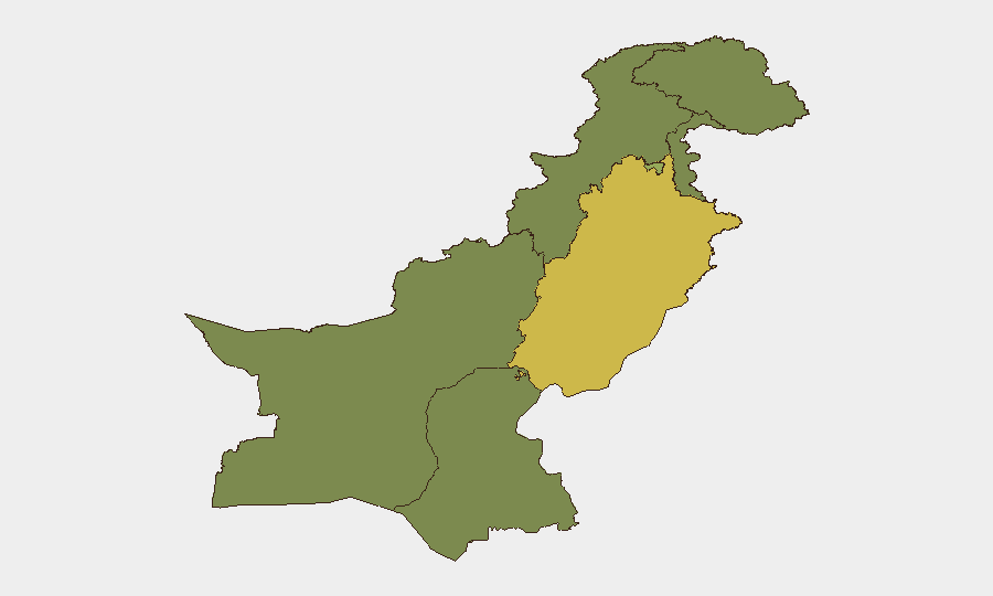 Pakistan sub-national risk map