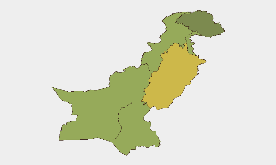Pakistan sub-national risk map