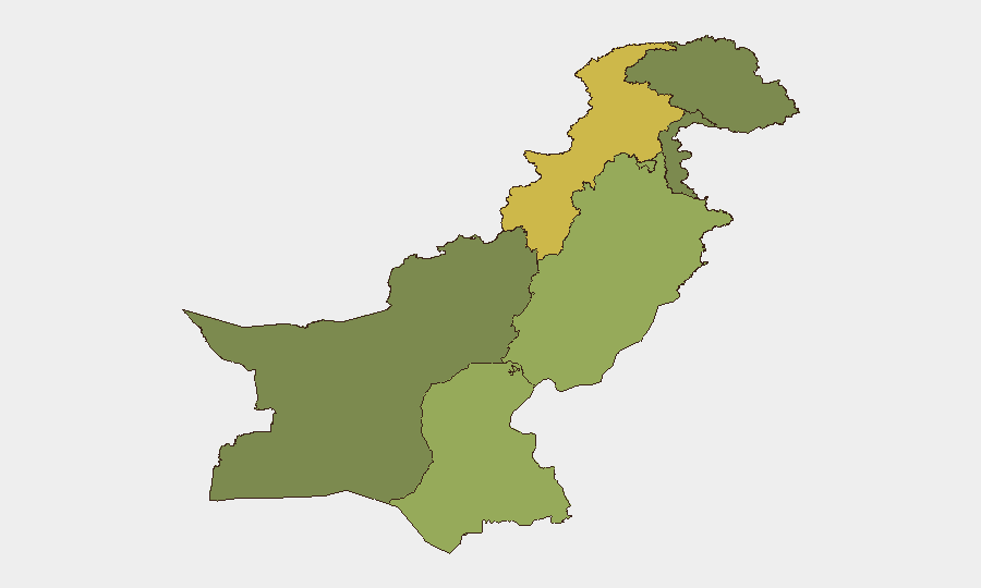 Pakistan sub-national risk map