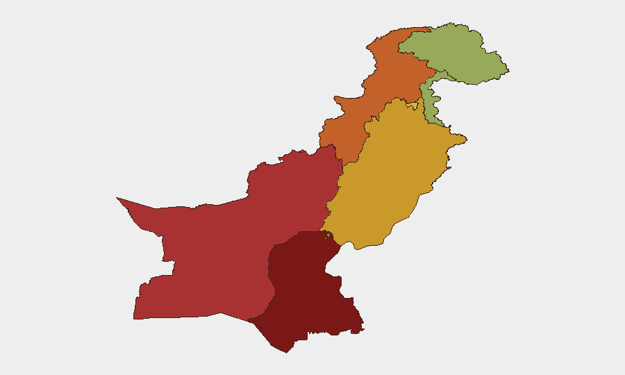 Pakistan sub-national risk map