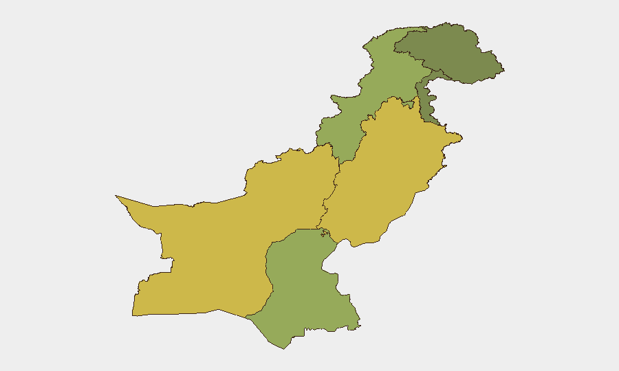 Pakistan sub-national risk map