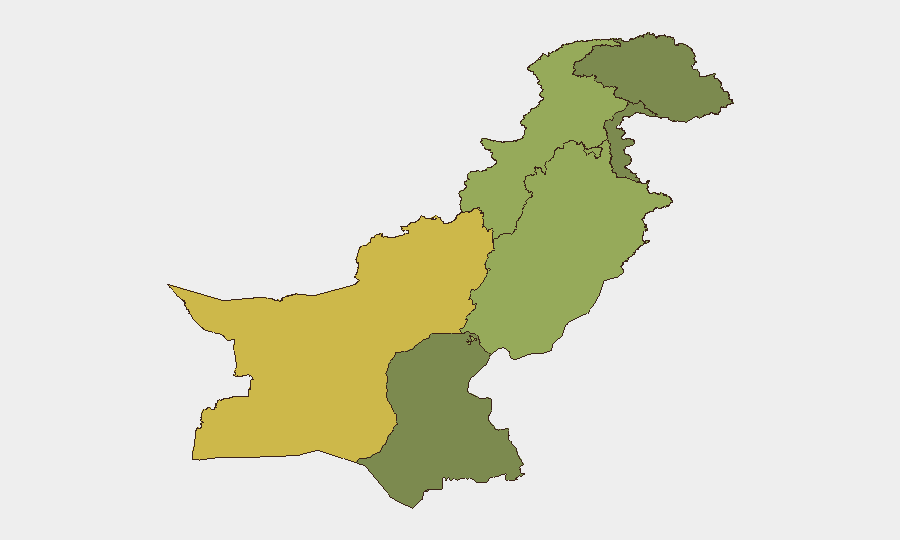Pakistan sub-national risk map