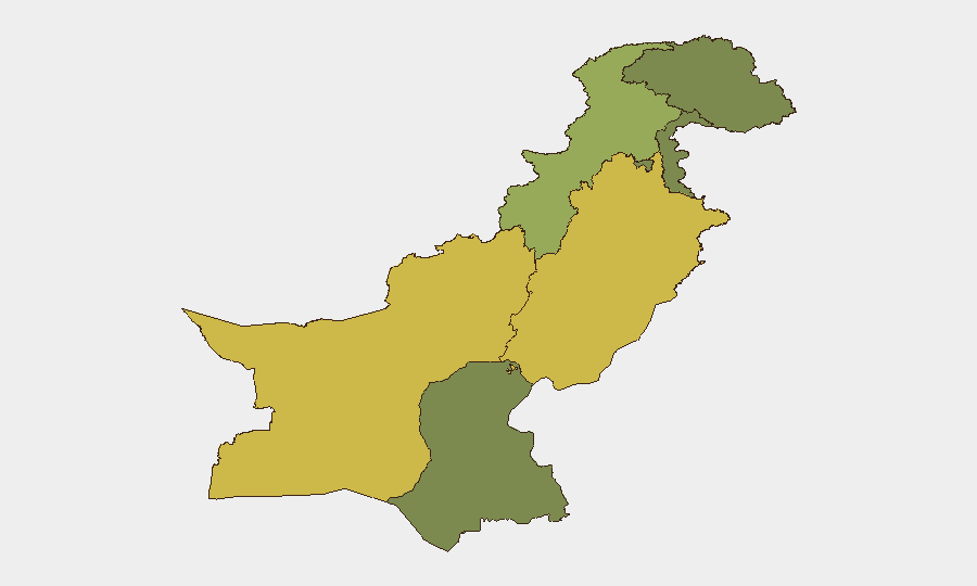 Pakistan sub-national risk map