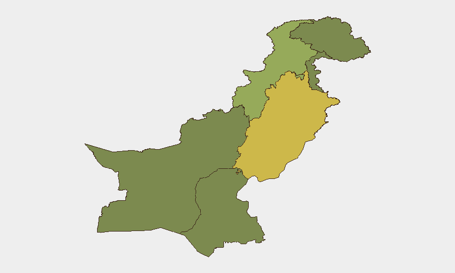 Pakistan sub-national risk map