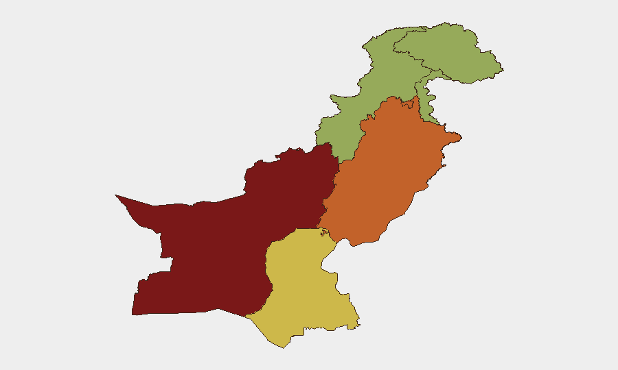 Pakistan sub-national risk map