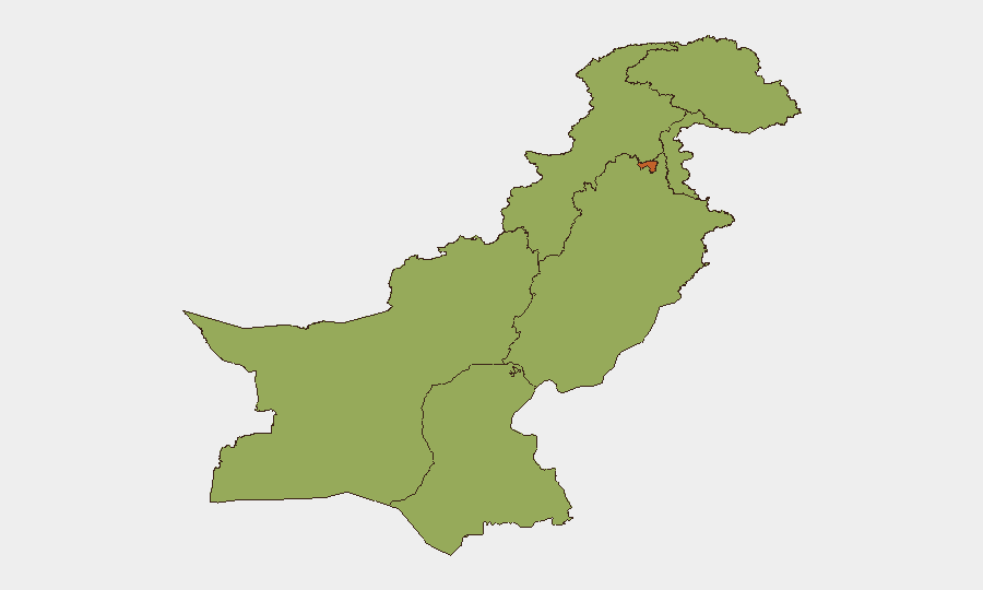 Pakistan sub-national risk map