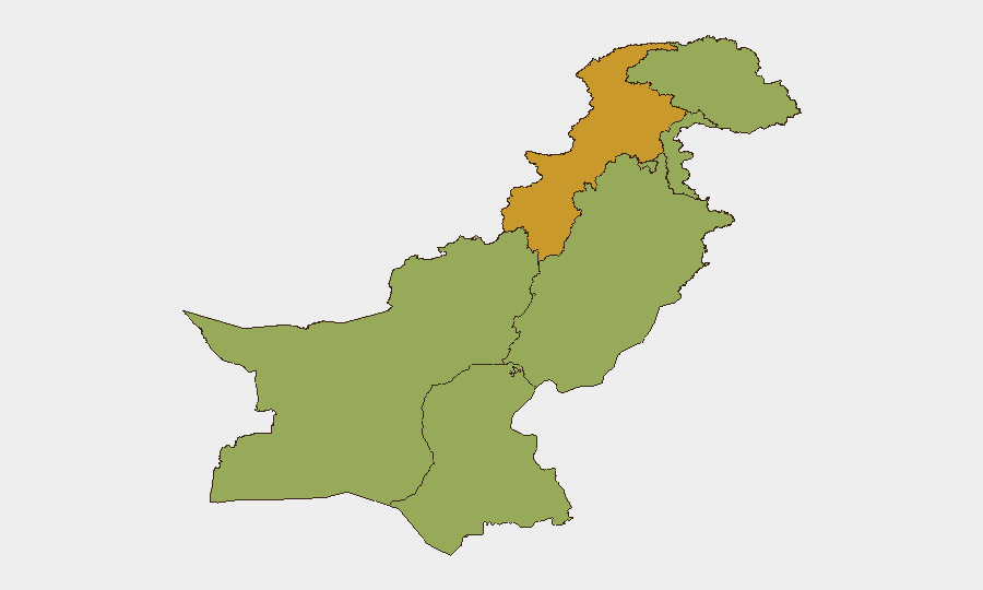 Pakistan sub-national risk map